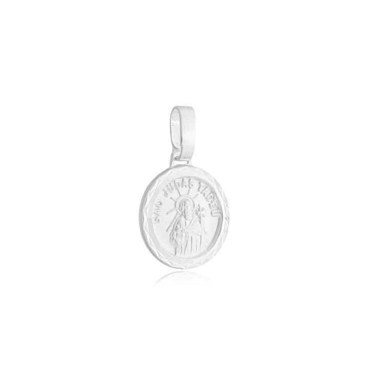 Pingente Prata 925 Medalha São Judas Tadeu
