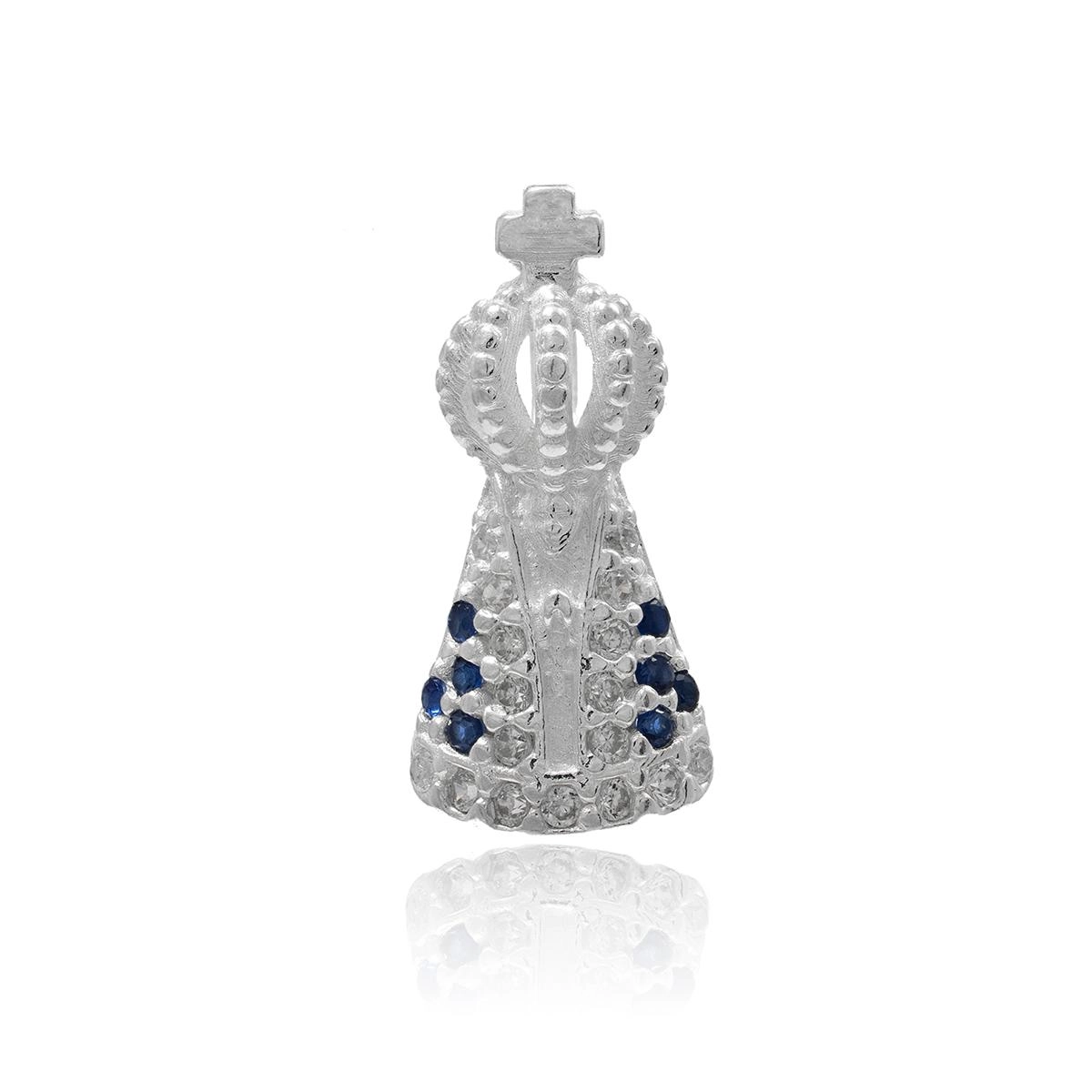 Pingente Prata 925 Nossa Senhora 1.50cm 