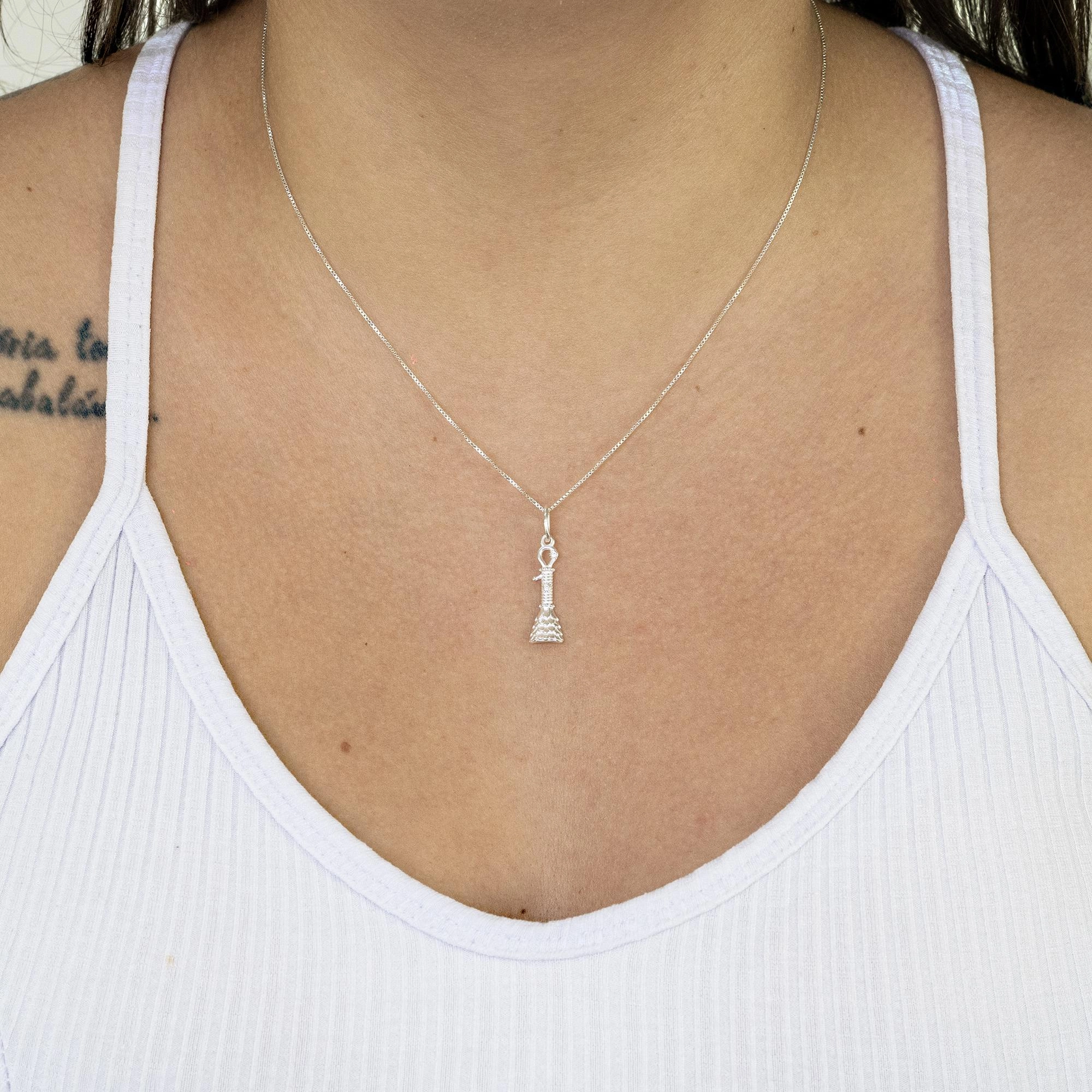 Pingente Prata 925 Orixá Nanã