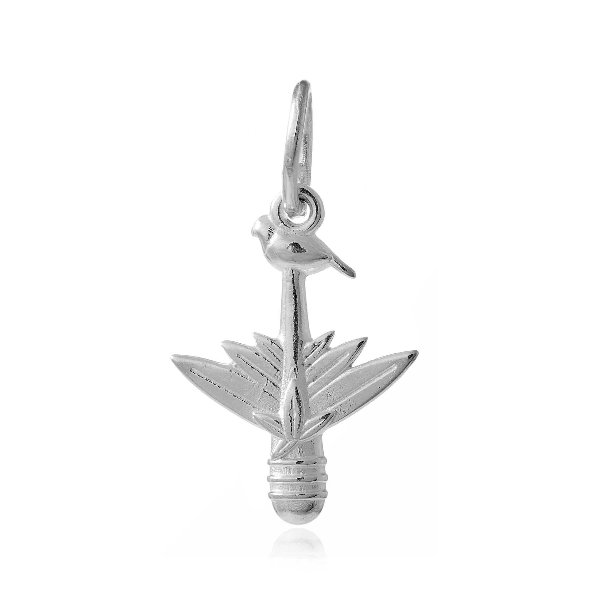 Pingente Prata 925 Orixá Ossain