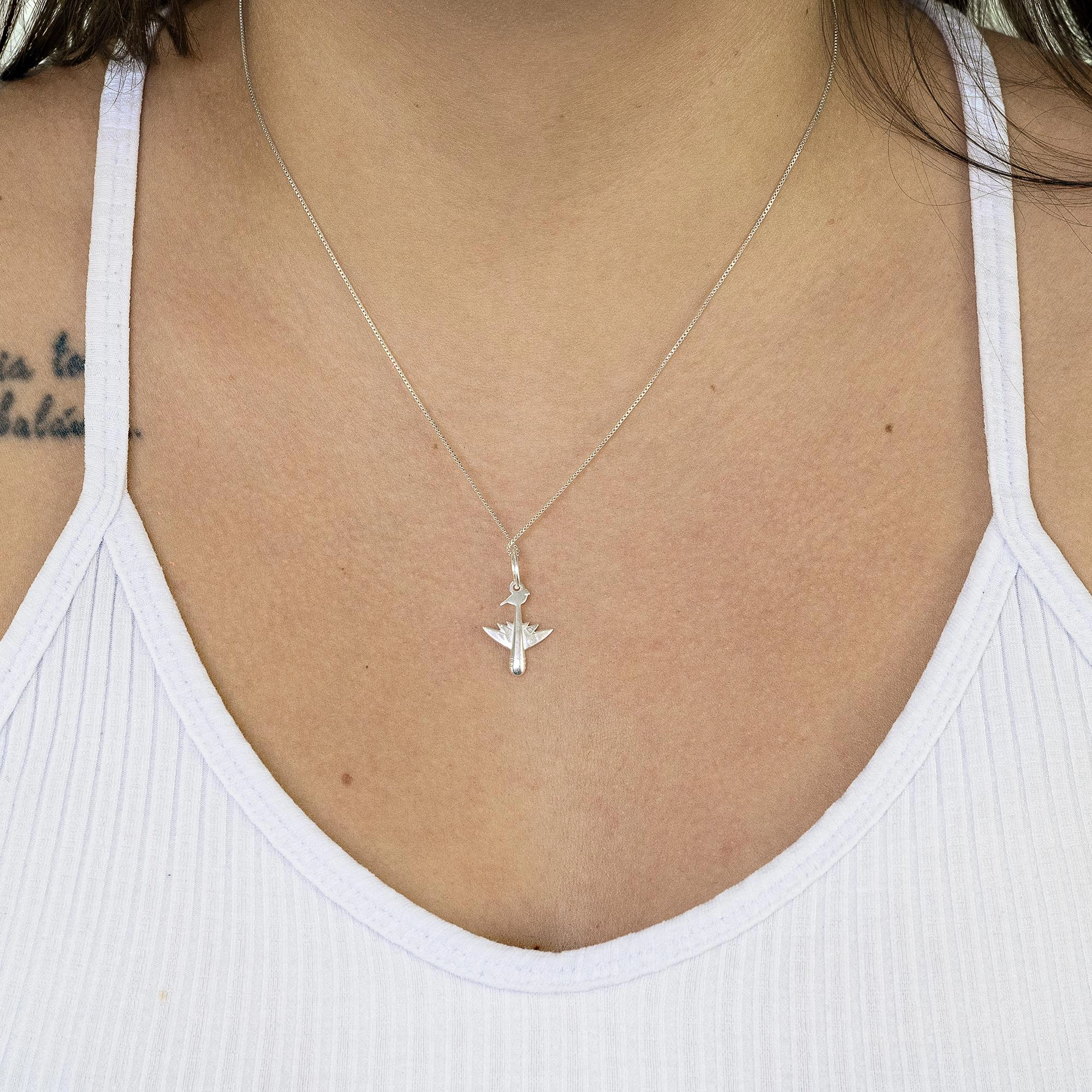 Pingente Prata 925 Orixá Ossain