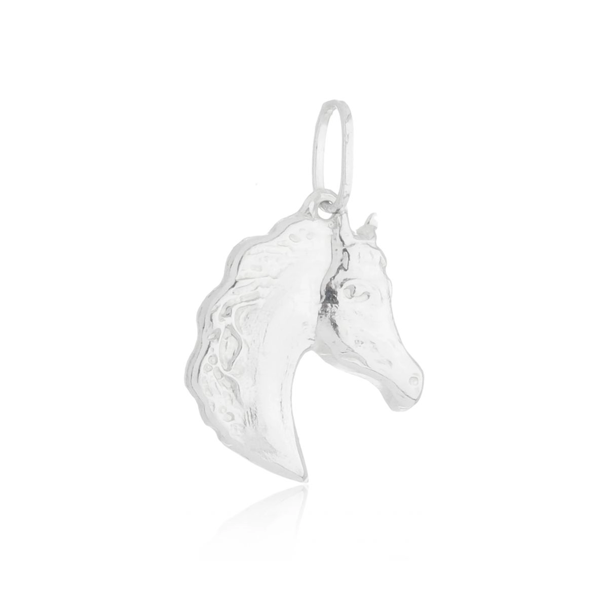 Pingente Prata Cavalo 1.60cm Prata 925