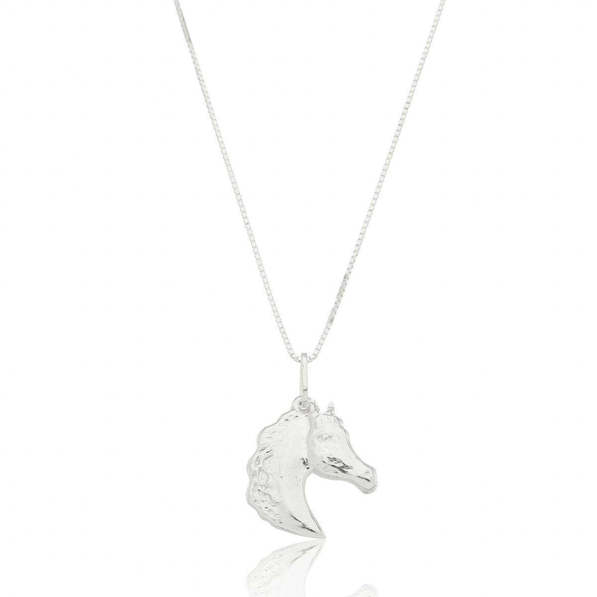 Pingente Prata Cavalo 1.60cm Prata 925