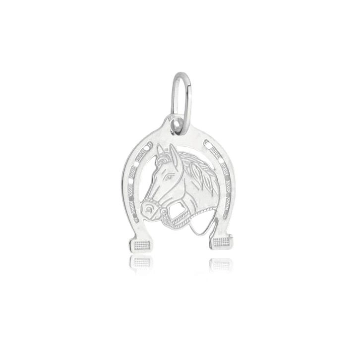 Pingente Prata Cavalo ferradura 1.30cm Prata 925