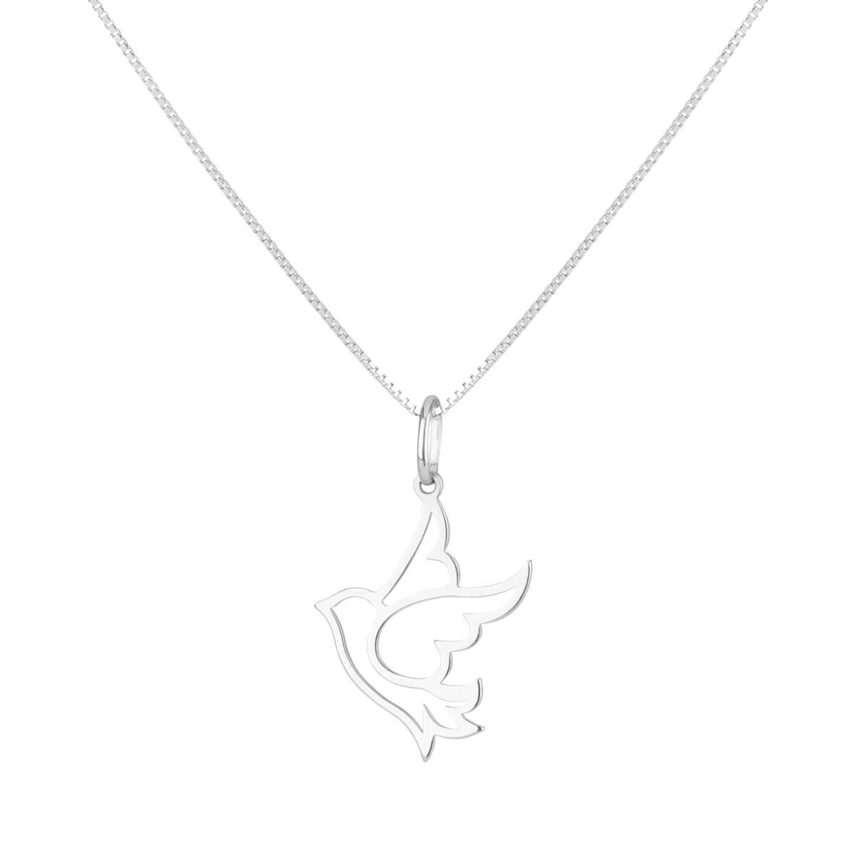 Pingente Prata Divino Espirito Santo Prata 925 L185