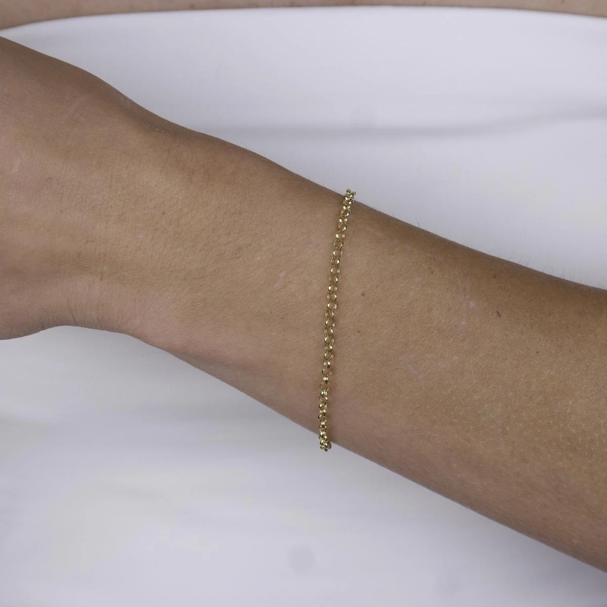 Pulseira Ouro 18k Elo Português 18.50cm 2.80mm