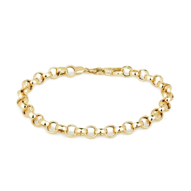 Pulseira Ouro 18k Elo Português 20cm 4.65 gramas