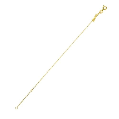Pulseira Ouro 18k Infantil Cartier 15cm Regulavel Figa 0.65 Gr
