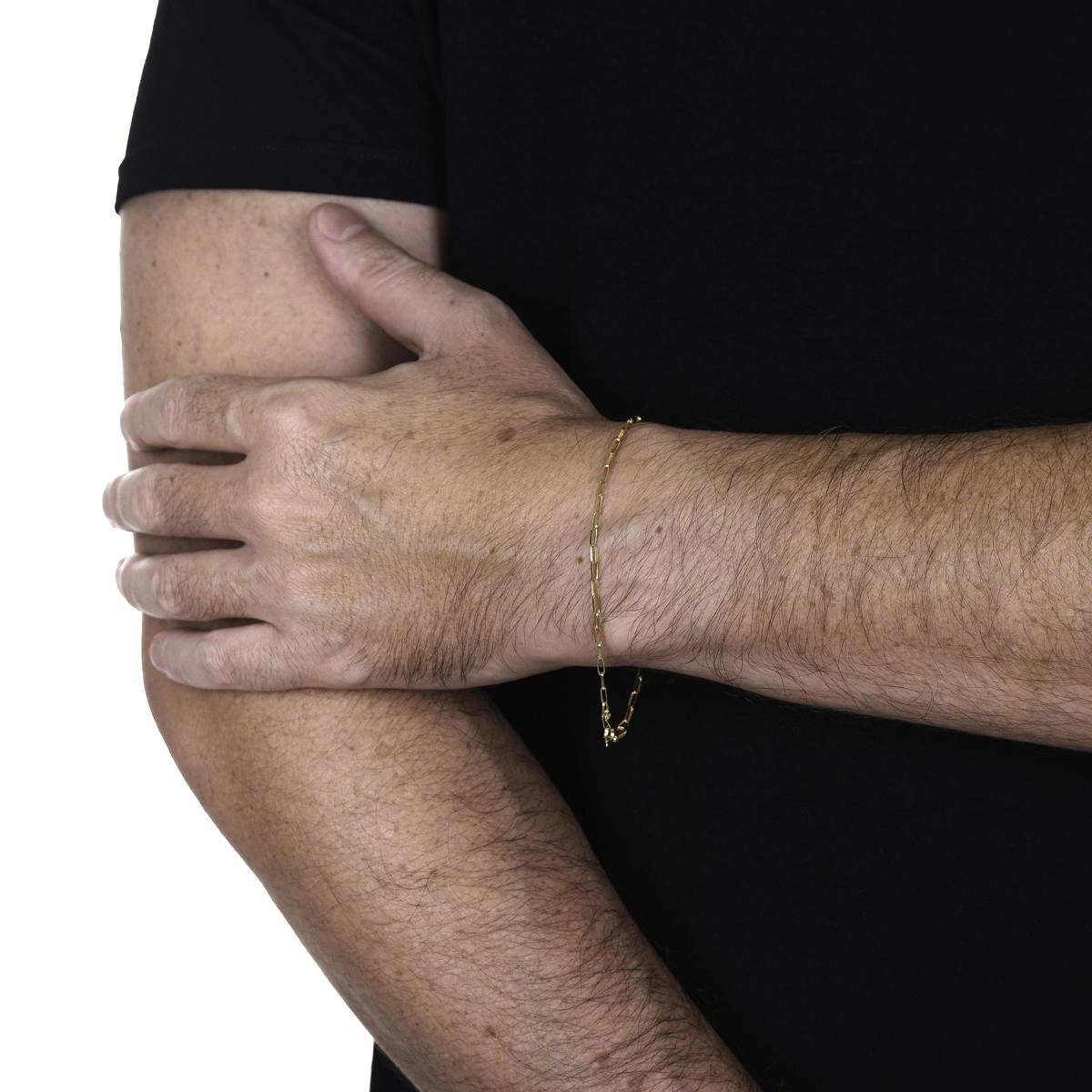 Pulseira Ouro 18k Veneziana Alongada 21cm 1.65cm