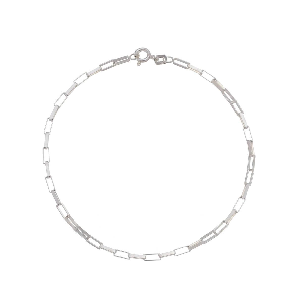 Pulseira Prata 925 Veneziana Longa 1.50mm 18cm 